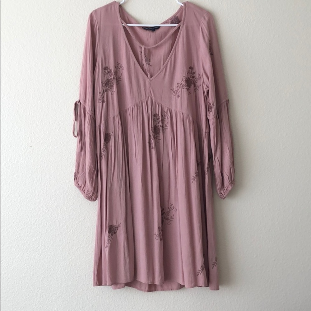 American Eagle Embroidered Dress